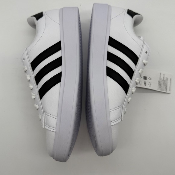Adidas Grand Court 2.0 Women's Sneakers White Black Low Top Casual sz 6.5 - Picture 7 of 9
